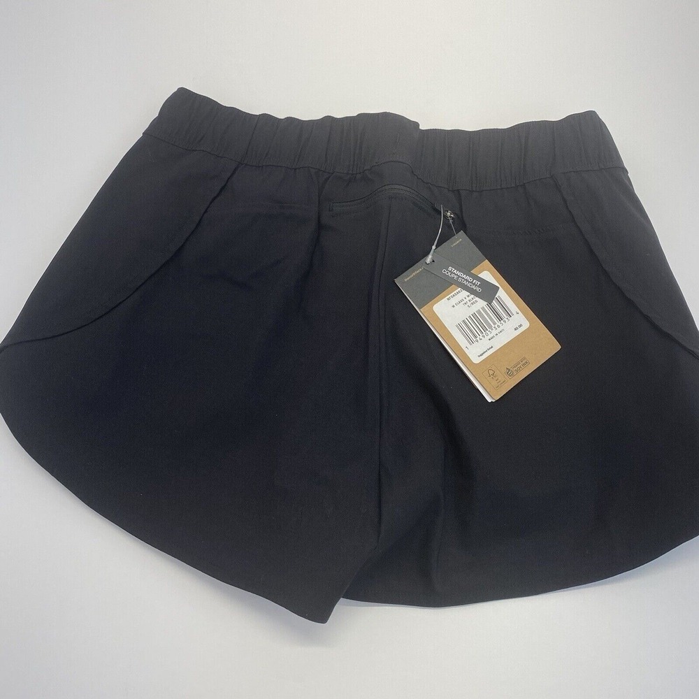The North Face Women's Class V Mini Shorts Size S Black Drawstring Pocket New - Picture 3 of 16